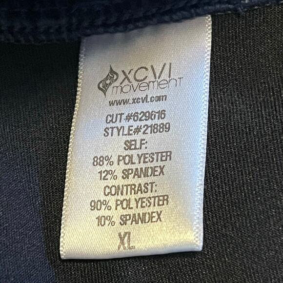 XCVI Stretch Active Skort Performance Skirt Navy Blue Size XL - Picture 8 of 8